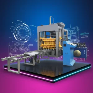QT5-15 Automatic Block Machine Production Line for Hollow Blocks – Complete Line