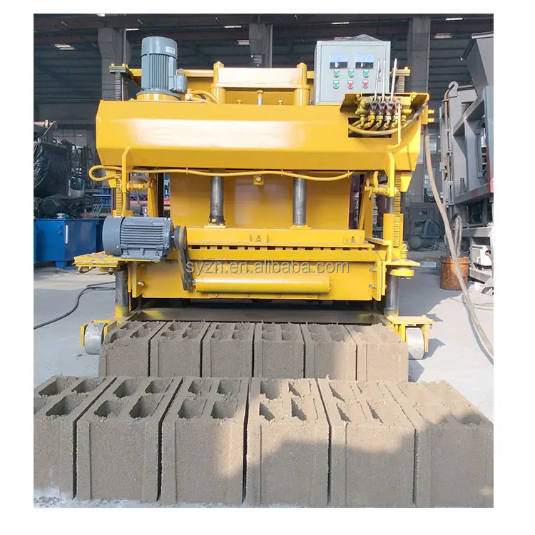 Shiyue Qmy6-25 Big Type Portable Egg Layer Laying Hollow Brick Automatic Mobile Block Making Machine Tanzania Cote D’lvoire