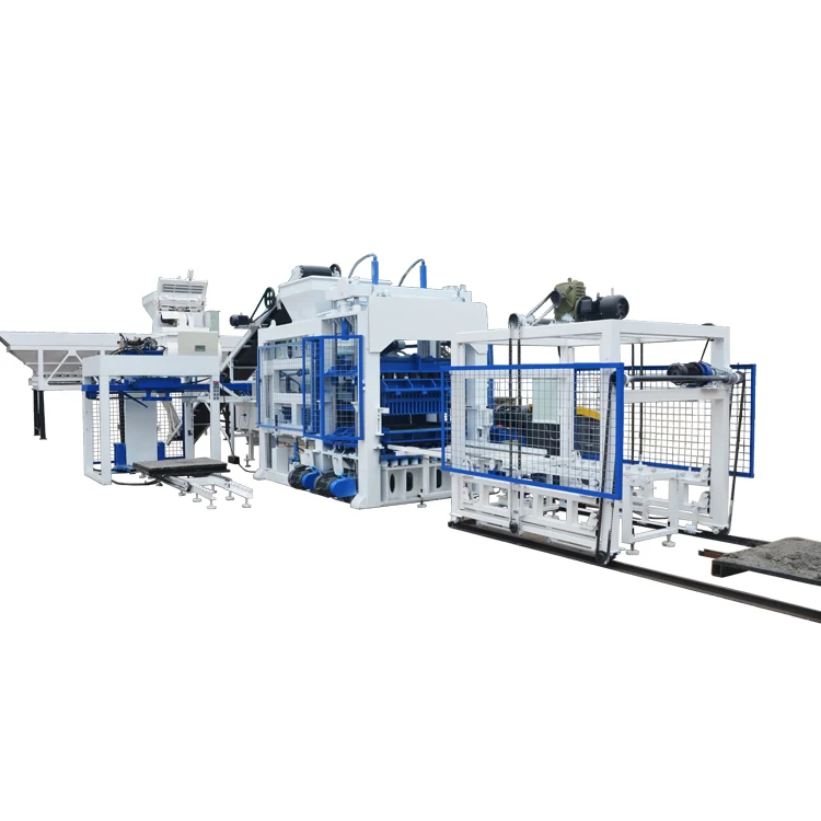 QT10-15 Factory Sale Automatic Block Making Machine Concrete Hollow Solid Interlocking Brick Making Machine Line Manufacturer