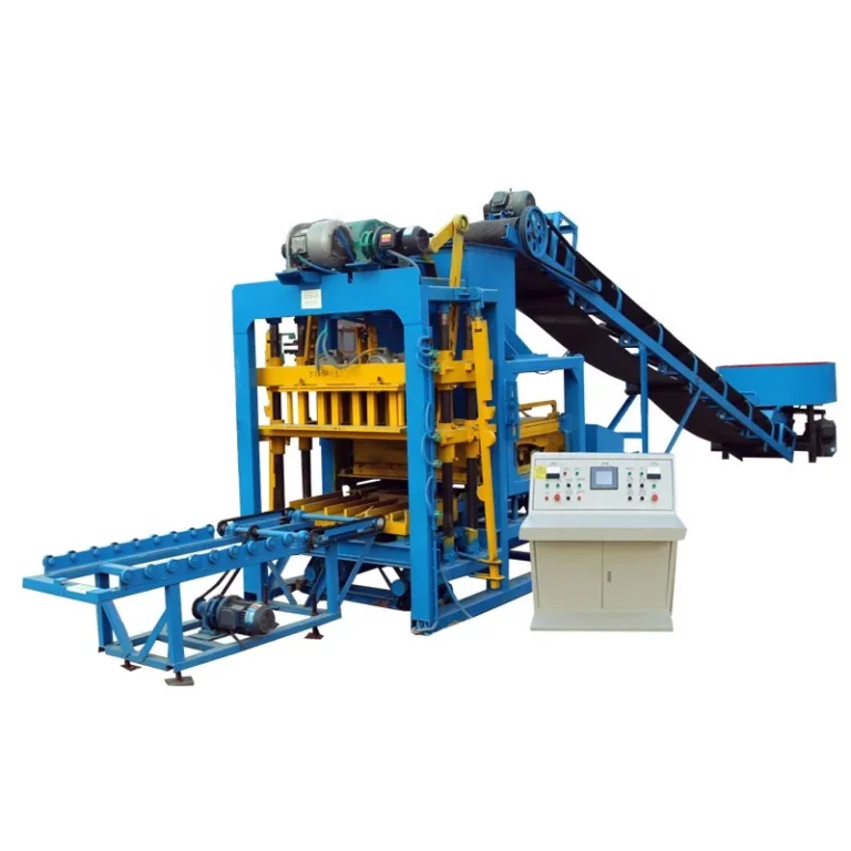 QTJ4-25 Block and Brick Making Machine Production Line
