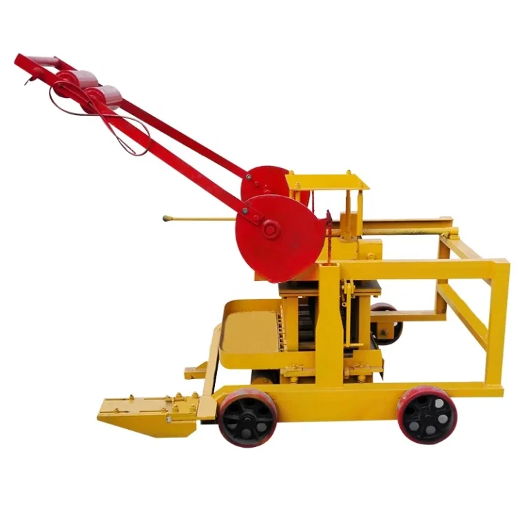 Mobile Block Machine QMR4-45 for Hollow Block | Complete Line