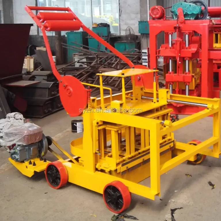 QMR4-45 Mobile Concrete Block Machine | Complete Line