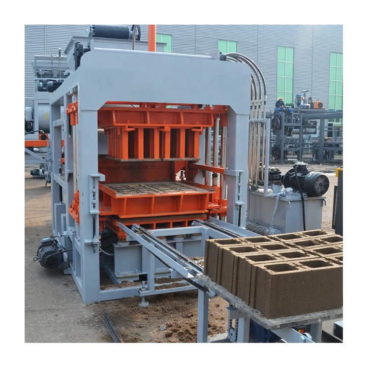 SHIYUE QT6-15 Hydraulic Solid Bricks Concrete Block Making Machine Concrete Block Machine Price in Thailand with Great Price