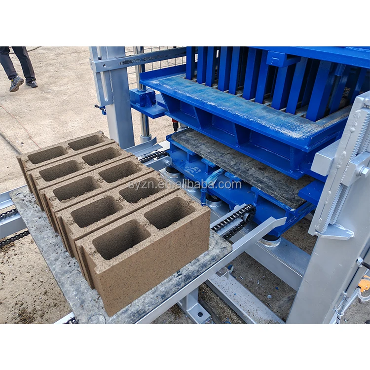 QT4-15 Brick Making Machinery Automatic Paving Machine