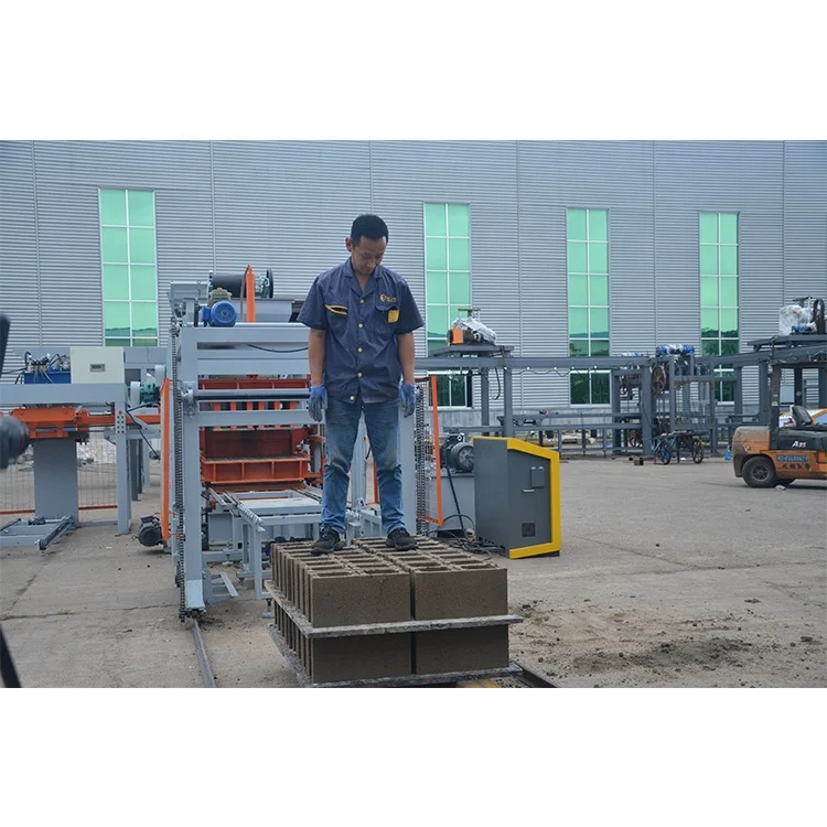 QT6-15 automatic hydraulic press block making machine