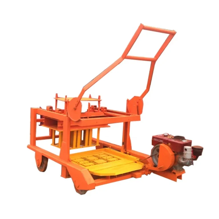 QMR4-45 Mobile Block Making Machine | Complete Line