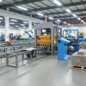Complete Line Automatic Block Making Machine – QT10-15