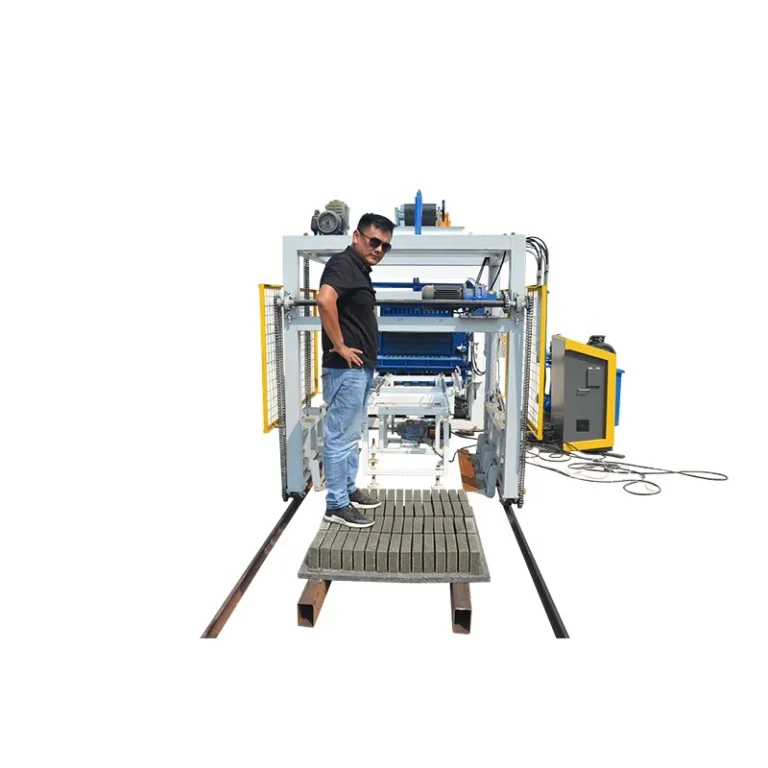 QT4-15B Concrete Block Making Machine | Production Line