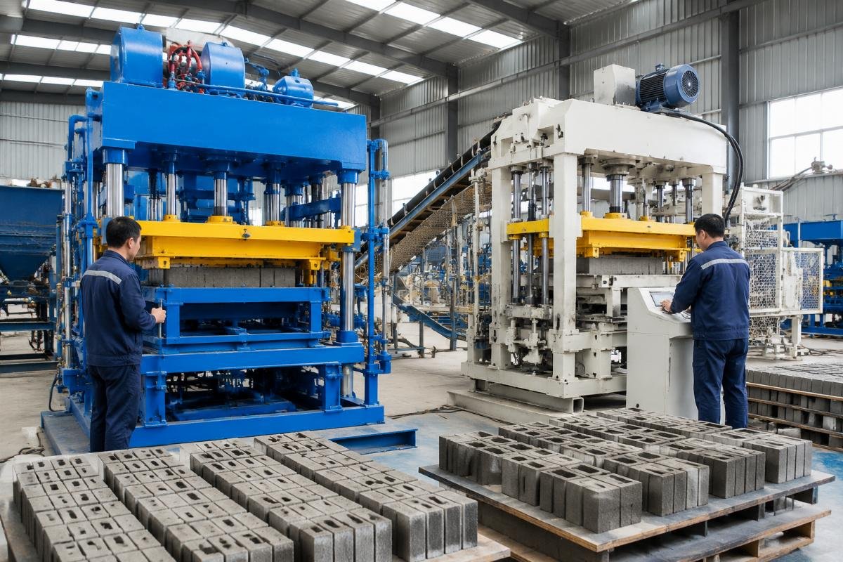 Vibration technology comparison for block machines