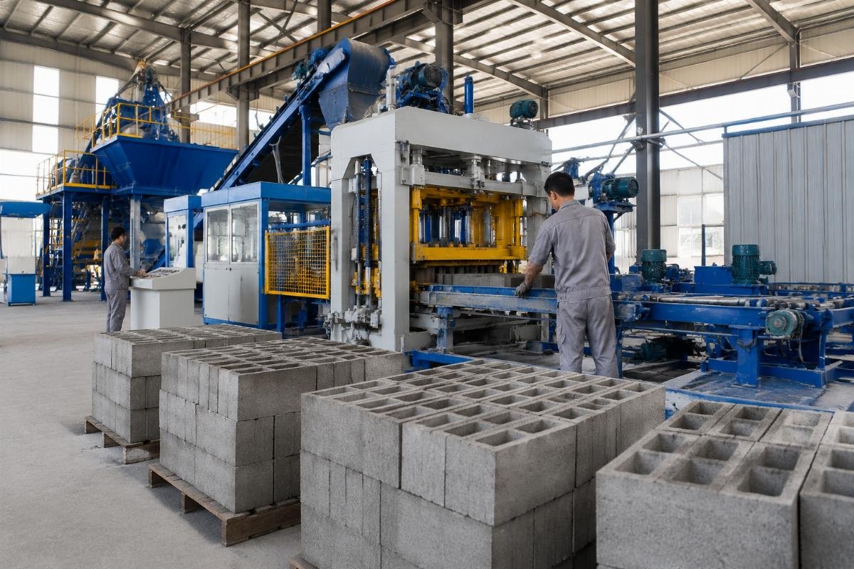 Turnkey block production line FOB costs