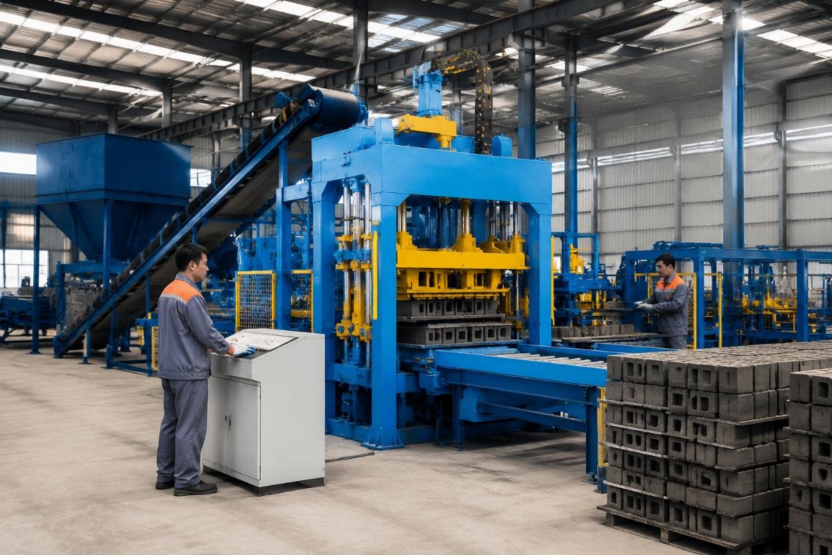 automatic block making machine ROI upgrade case study Automatic block making machine production line
