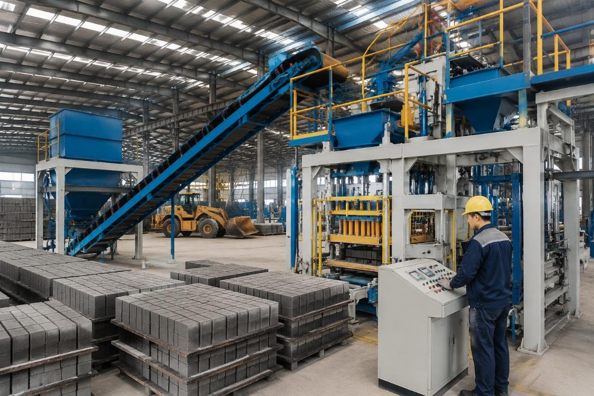 automatic raw material handling system brick factory Integrated raw material handling system components