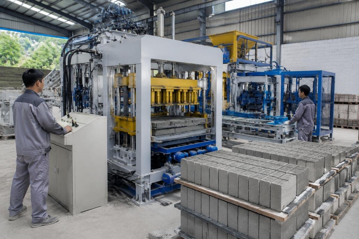 block making machine cost from China supplier selection European-style block making machine with airbag vibration system