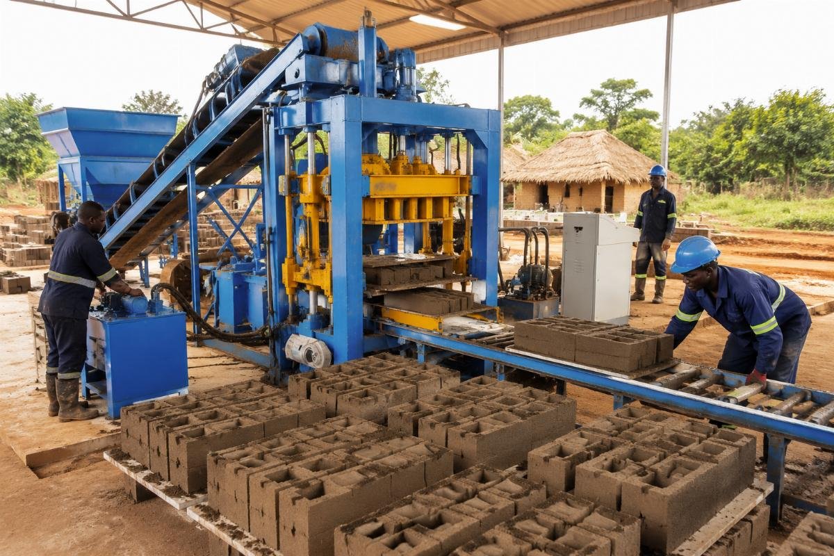 brick making machine Africa factory setup steps Brick factory setup Africa step by step