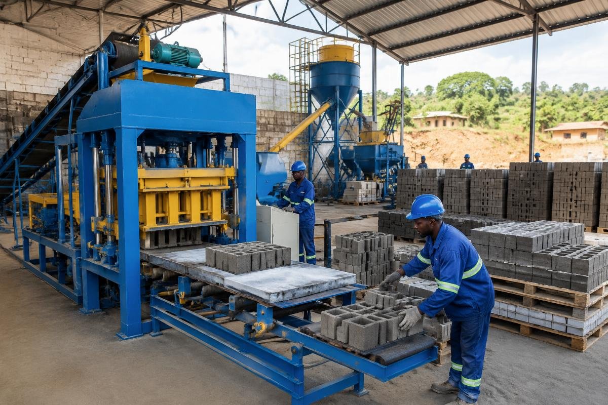 brick making machine Africa market demand analysis Concrete block demand Africa housing gap chart