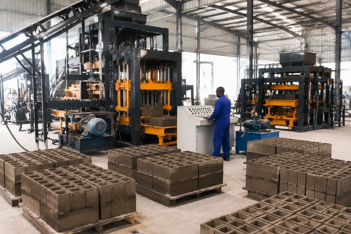brick making machine Africa vibration system design Automatic brick making machine vibration system comparison