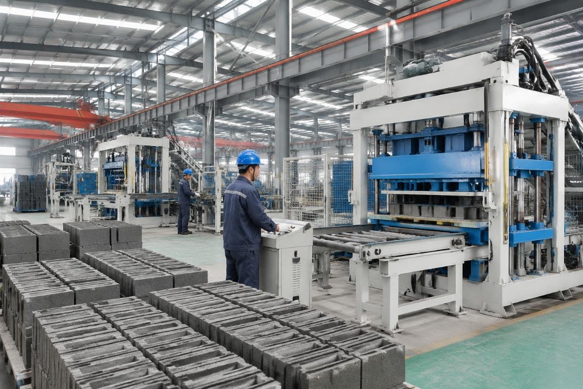 China automatic block machine manufacturer with global export experience Shiyue factory with 46,000 square meters production facility and engineering team