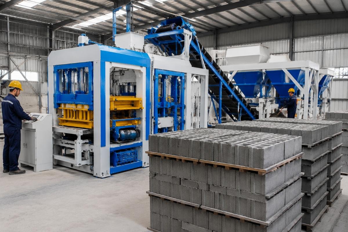 concrete block plant batching machine China manufacturer Cost comparison of block plant raw material systems